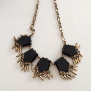 J.Crew Black & Gold Necklace